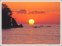 だるま夕日